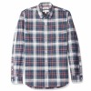 Men's Slim Fit Tartan Oxford Long Sleeve Shirt - Small
