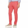 Men's Slim-Fit Washed Chino Trousers - Red - 28'' Waist