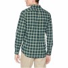 Men's Slim Fit Buffalo Plaid Oxford Long Sleeve Shirt - Small
