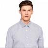 Men's Regular Fit Long Sleeve Formal Shirt - Blue - 15.5