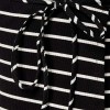 Women's Stripe Rib Wrap Long Sleeve Dress - Size 8