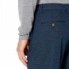 Men's Athletic-Fit Wrinkle Free Dress Chino - Navy Houndstooth