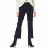 Women's Crop Flare Trousers - Navy - Size 18