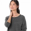 Women's Modal Fleece Popover Sweatshirt Dress - Small