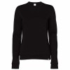 CARE OF by PUMA Women's Long Sleeve Terry Crew Neck Sweatshirt - Black