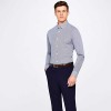 Men's Formal Plaid Slim Fit Shirt - 14.5 (Pack of 2)