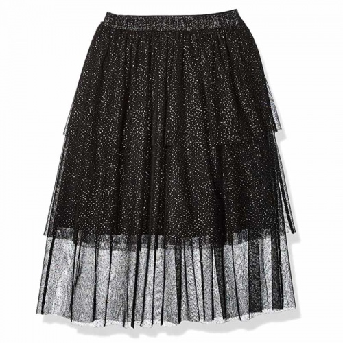 Spotted Zebra Girl's Midi Tutu Skirt - Black - 4 Years