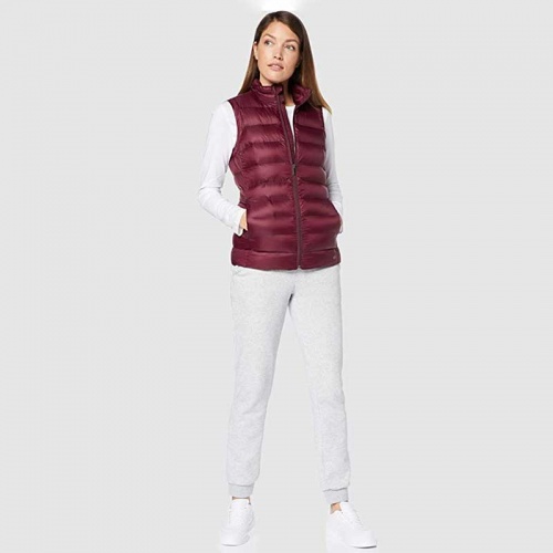 Women's Puffer Gilet - CARE OF by PUMA - Red - XL