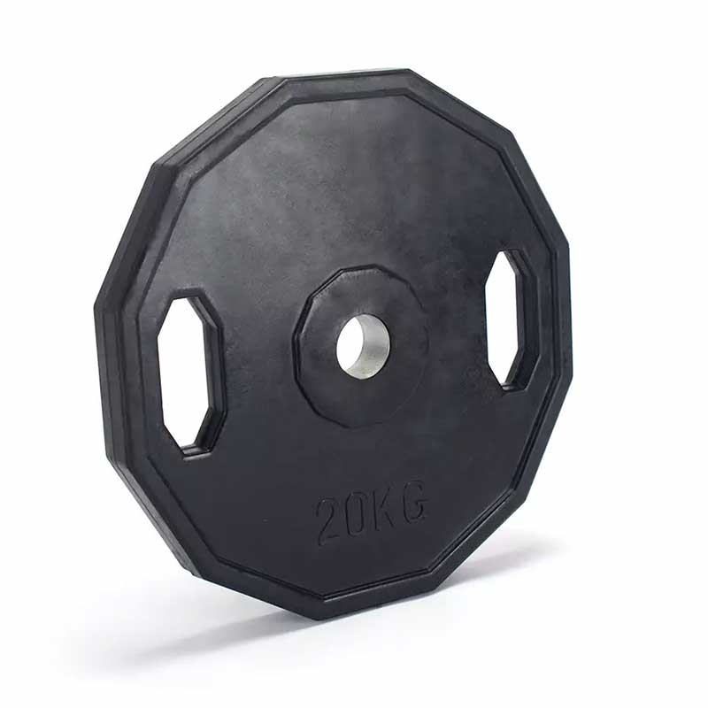 Pro Fitness 20kg Rubber Olympic Weight Plates x2