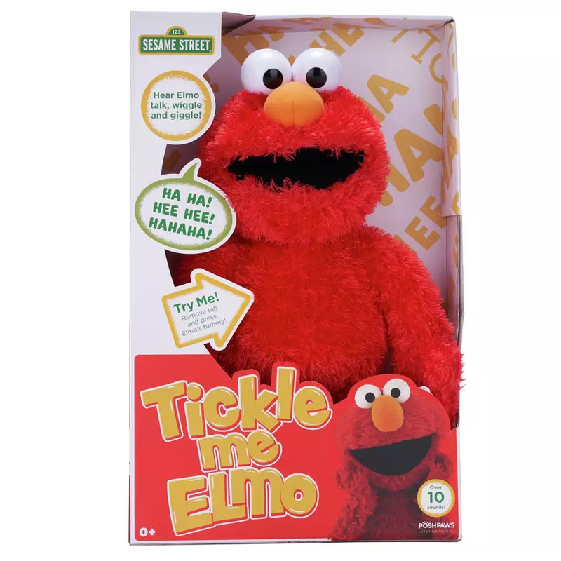 Sesame Street Talking Tickle Me Elmo Soft Toy