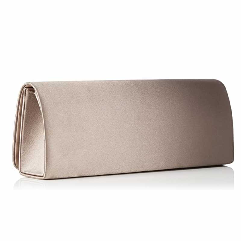 Berydale Womenâ€™s Satin Clutch with additional chain