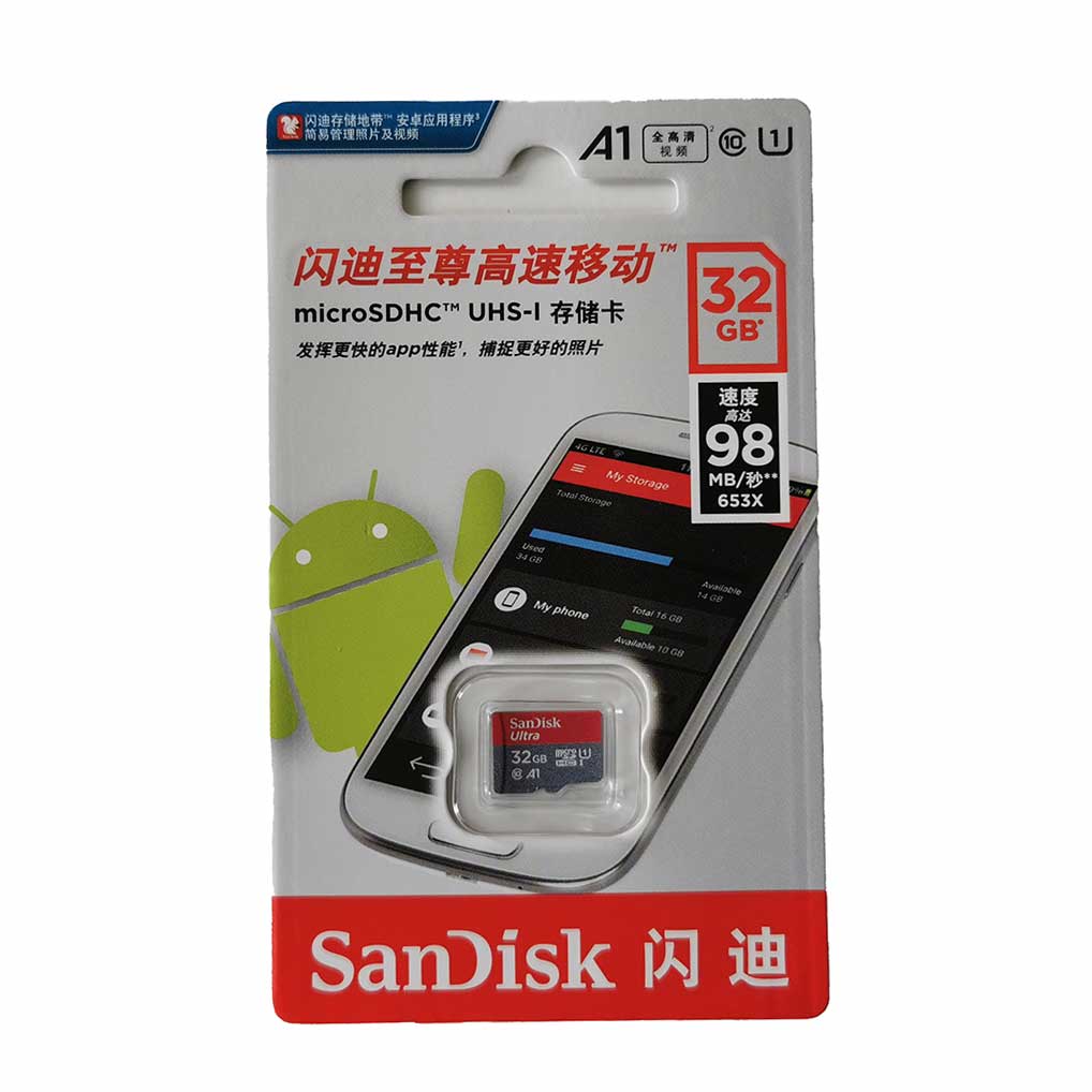Genuine SanDisk Ultra Micro SD Card - Class 10