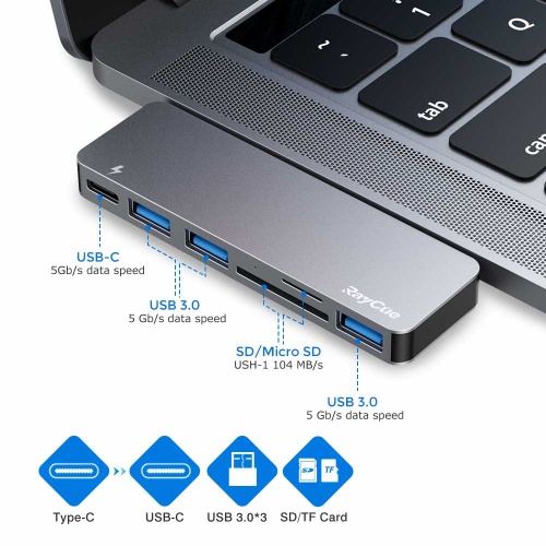 Multi-Port USB-C Hub For Macbook